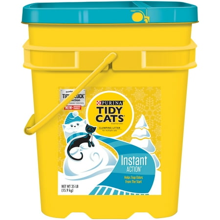 Purina Tidy Cats Instant Action Clumping Cat Litter - 35 lb. Pail
