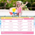 thumbnail image 5 of Gogokids Kids Swim Vest Life Jacket Boys Girls Float Suit with Adjustable Safety Strap Swimming Training Aid for Beach Pool Water Sport, Flamingo Pink,S, 2-3 Years Old, 5 of 8