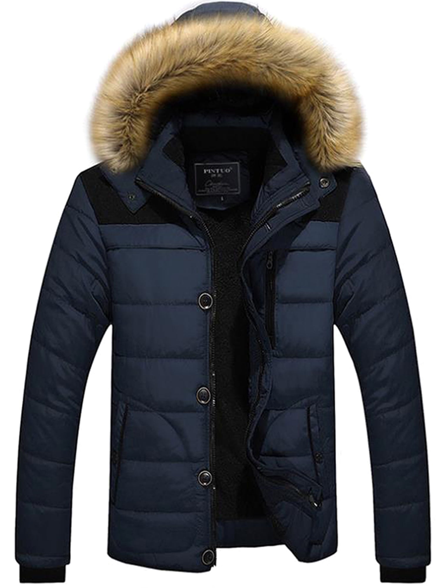 Men s Winter Bubble Hooded Coats Casual Warm UK Ubuy