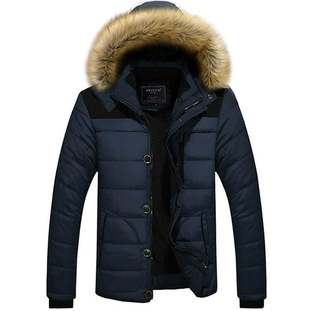 Lallc - Men's Casual Bubble Hooded Coats Winter Warm Puffer Quilted ...