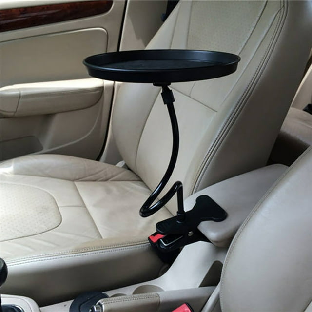360 Degrees Celsius Ar Swivel Round Tray Car Armrest Organized Tray Car Pallet Bracket