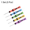 thumbnail image 3 of Unique Bargains Precision Screwdriver Set Slotted Phillips Star Torx Swivel Lid Screw Driver Plastic Handle, 3 of 6