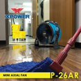 thumbnail image 2 of Ventilador axial industrial XPOWER P-26AR, soplador de aire, 1300 m³/h, 2 of 8