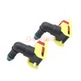 thumbnail image 2 of 9.49mm ID6 90° Car New Fuel Line Hose Pipe Coupler Quick Release Connector 2PCS, 2 of 5