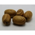 thumbnail image 4 of U8MO 20 Natural Pattern Large Oval Wood Beads 20X28mm~ Wooden Beads, 4 of 6