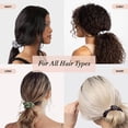 thumbnail image 4 of Kitsch Satin Scrunchies for Women - No Crease Hair Ties – Soft Satin Hair Scrunchies for Girls – Frizz Free, Gentle, Stylish Hair Accessories - Winter, 6 pcs, 4 of 4