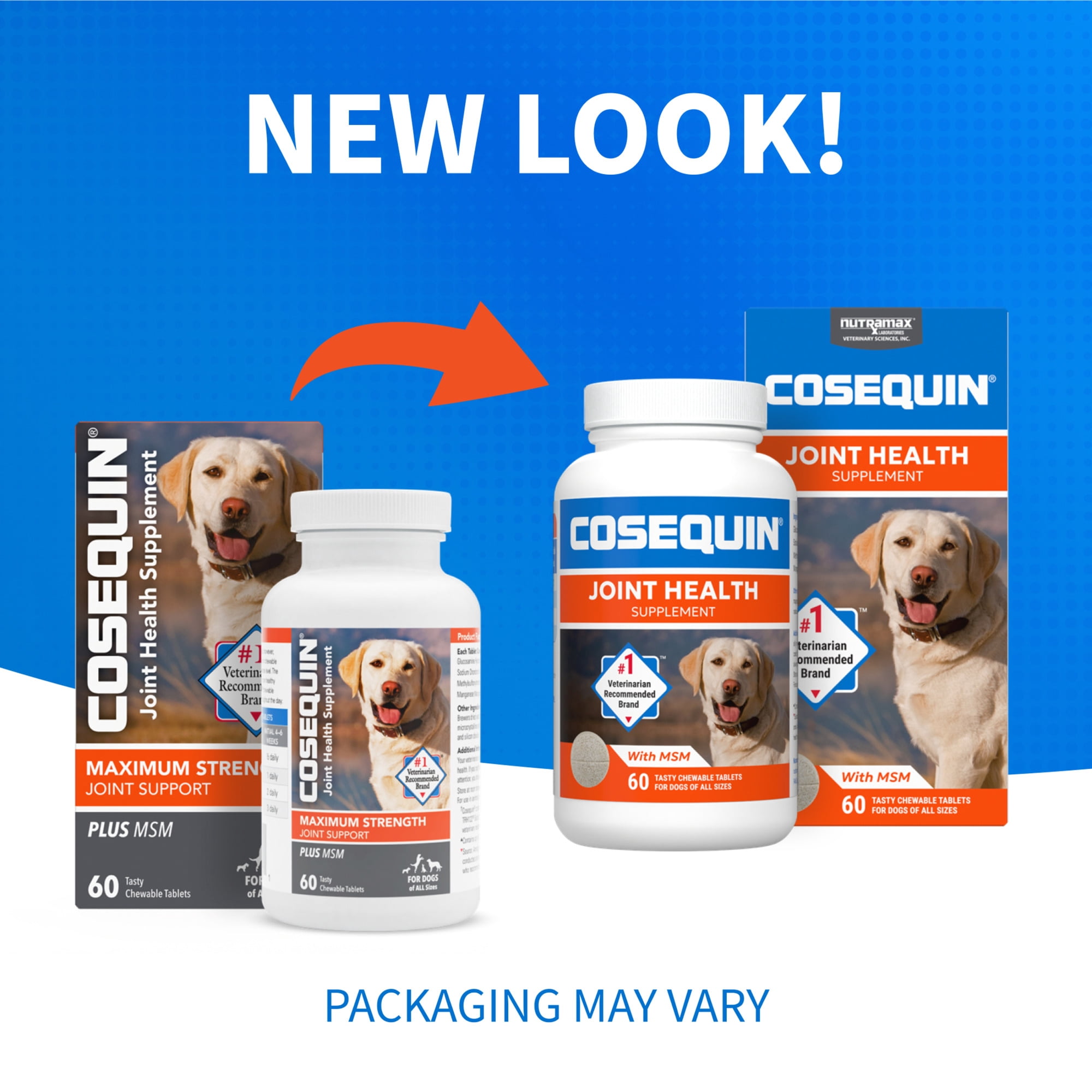 Nutramax Cosequin for Dogs Joint Health Supplement, Chewable Tablets, 60 Count
