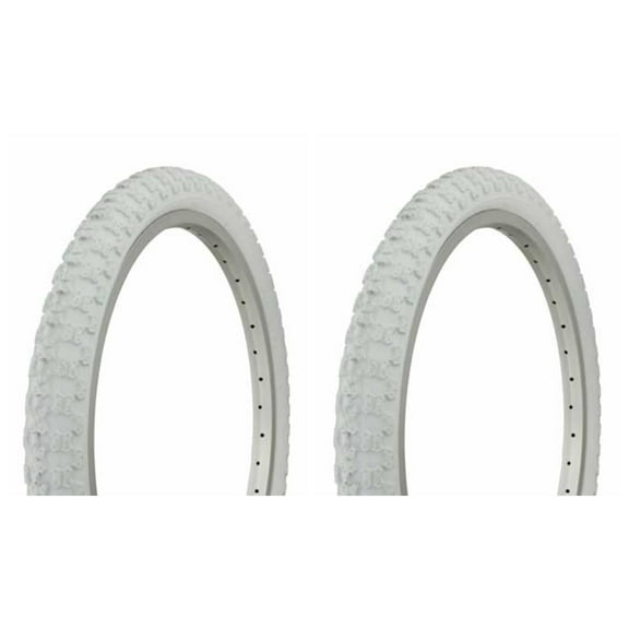 Tire set. 2 Tires. Two Tires Duro 20" x 2.125" White/White Side Wall HF- lowrider bike Tires, lowrider bicycle Tires, bmx bike Tires, cruiser bike Tires