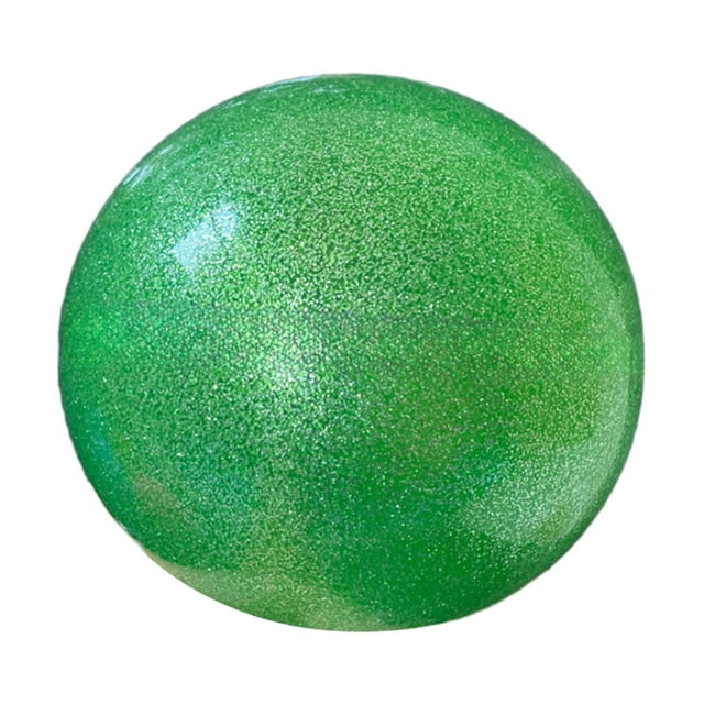 S SERENABLE Rhythmic Gymnastic Ball 18cm Dance Practice for Performance Competition Home green
