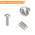 thumbnail image 4 of Uxcell #8-32x5/8" Pan Head Machine Screws, Stainless Steel 18-8 Screw, Pack of 100, 4 of 7