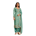 thumbnail image 1 of Custom Made Indian Readymade Wedding Party Wear Women Straight Kurti Pant With Dupatta, 1 of 5