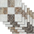 thumbnail image 1 of 30 piezas de pegatinas para azulejos, autoadhesivas, impermeables, para azulejos de mármol, pegatinas autoadhesivas para decoración de pared para cocina, baño, 20 x 20 cm (mármol), 1 of 5