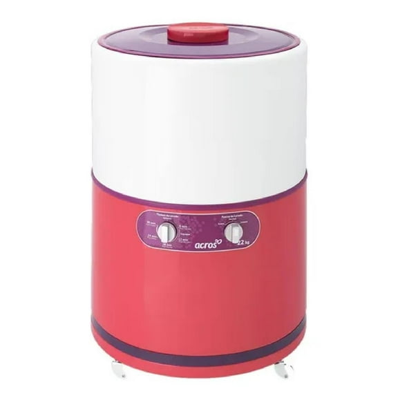 Lavadora Manual Acros  Una Tina Redonda 22 Kg Coral ALF-2253EC