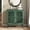 Antique Green, variant on Vintage Accent Cabinet with Floral Carved Doors, 2 Door Sideboard Storage Cabinet with Adjustable Shelf, Antique Green