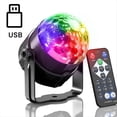 thumbnail image 3 of 2 Piezas de Luces Activadas por Sonido con Control Remoto, Iluminación de DJ, Bola de Discoteca, Lámpara Estroboscópica para Fiestas de Baile en Casa, USB, 3 of 9