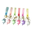 thumbnail image 3 of 6x ballenas de ballenas colgante de bolsas de llaves divertidos colgantes de juguete colgante muñeca muñeca llavero cadena de llave para regalos, 3 of 8