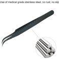 thumbnail image 3 of LAICAIW DASSEN Lashes Extension Tweezers Isolations tweezer Volume Lashes Tweezers Precision Slanted Straight Tip for Isolation Classic Lash Extensions Pointed Lash Tweezers for Eyelash Extensions (, 3 of 7