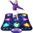 thumbnail image 1 of Tapete de Baile ANNKIE Bluetooth con 8 Botones Iluminados y 5 Modos de Juego, 1 of 8