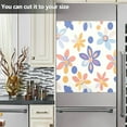 thumbnail image 3 of Yayeee Magnetic Dishwasher Cover for The Front Decoration Home Kitchen Machine Sticker Protector, Blue Retro Flower, 3 of 6