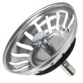 thumbnail image 2 of Stainless Steel Strainer Basket Sink Drain Slots Drain Plug 79mm For Blanco Sink, 2 of 5