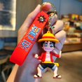thumbnail image 1 of LLavero de Anime de una pieza, llaveros Kawaii, Luffy, Chopper, Zoro, Franky, juguetes para niños, Robin Nami, Sanji, llavero de coche, regalos, 1 of 5