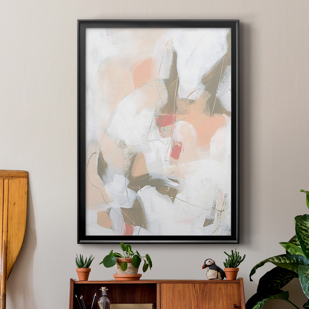 Sand Story I Premium Framed Print, in Gold, Black, or Silver - Ready to Hang