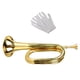 thumbnail image 1 of Trompeta, corneta , instrumento de banda , instrumento portátil de aleación de latón, corneta para conciertos, banda de escenario, 1 of 9