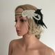 thumbnail image 5 of Vintage dama mujer flor apliques pelo cadena diadema jinwen Headband, 5 of 8