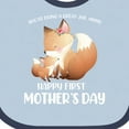 thumbnail image 4 of Inktastic Happy First Mother's Day Boys or Girls Baby Bib, 4 of 4