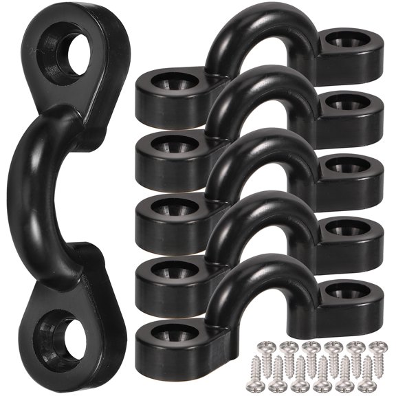 1 Set of C-Shaped Buckles for Kayak Yacht Rope Metal Line Dock Buckles, for DIY Crafts, Sewing, Art Projects and Home Supplies
