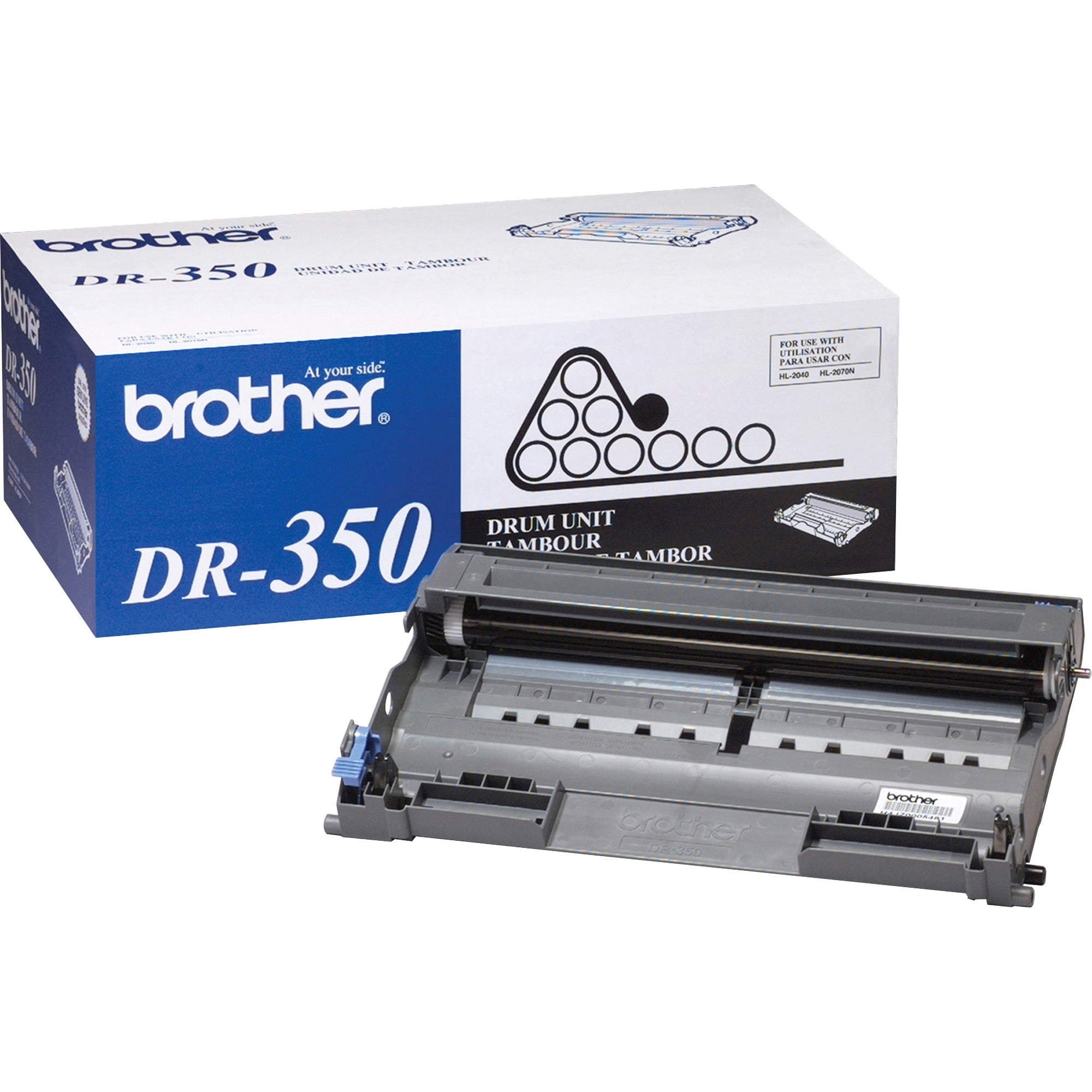 Brother Drum Unit, DR350, Yields Up to 12,000 Pages, Black Walmart.com