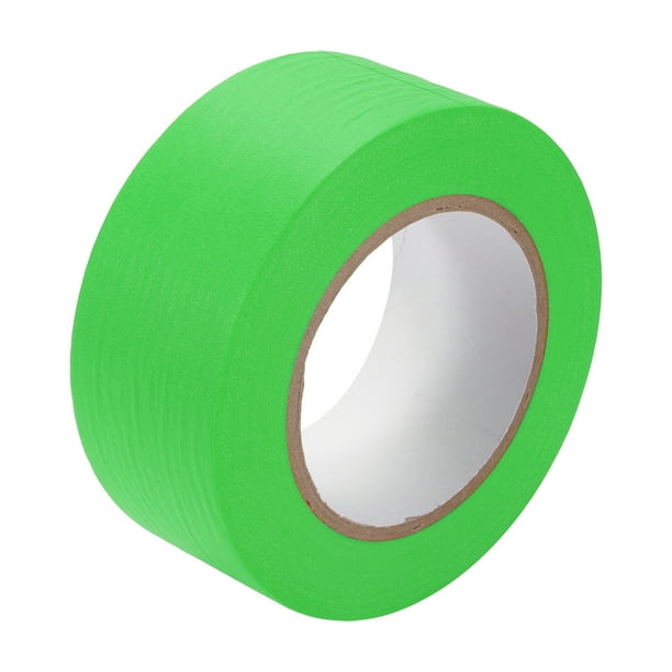 Cinta de pintor universal Unique Bargains - Cinta de pintura para automóviles DIY para enmascarar sin residuos - Papel crepé verde - 2 pulgadas x 60.1 yardas