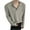 Gris, variante sur Visit the JURANMO Store Hauts en Tricot pour Hommes Bouton Col Rond Manches Longues Henley Chemises Mode Automne Chandail Ample Décontracté Beige TG