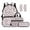 Baseball Pattern White, variant on Binienty Capybara 5th Grade Boys Backpack Set 5 Piece Breathable School Bookbag School Lunch Bag Pencil Bag With Zipper Bookmarks Kids School Supplies
