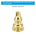 thumbnail image 4 of Uxcell Coil Incense Holder 4 Pack Brass Incense Burner Stick Holder Incense Stand Base Gourd Type 0.63" Dia. 1.02" Tall, 4 of 6
