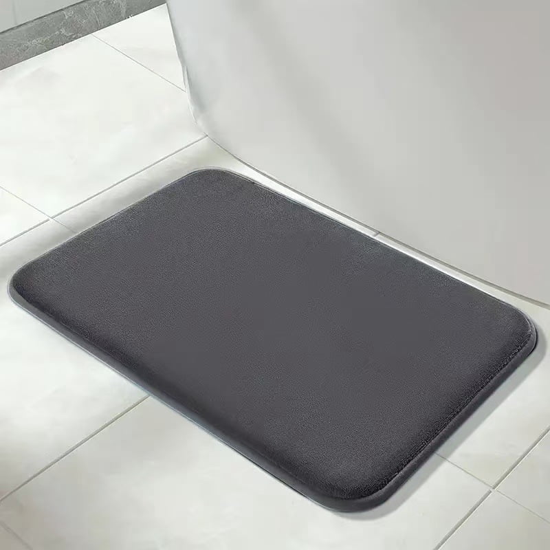 Bath Rug, Absorbent, Soft,Plush Bathroom Mat Rugs, Machine Washable, Microfiber Quick Dry, Mats for Shower, Bathtub and Floor Accessories, 31.4"x 19.6", White
