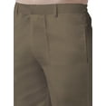 thumbnail image 4 of eloria Men's Premium Comfort Straight Fit Flat Front Dress Pant Pyjamas, Color: Light Brown, Size : 40, 4 of 6