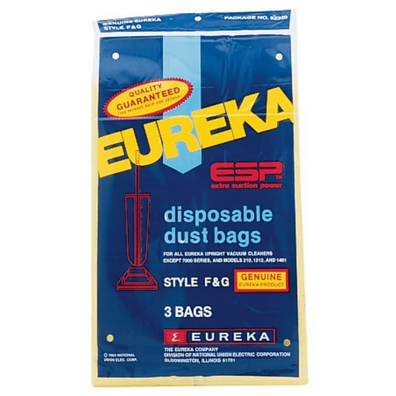 Eureka Type F and G Disposable Dust Bag