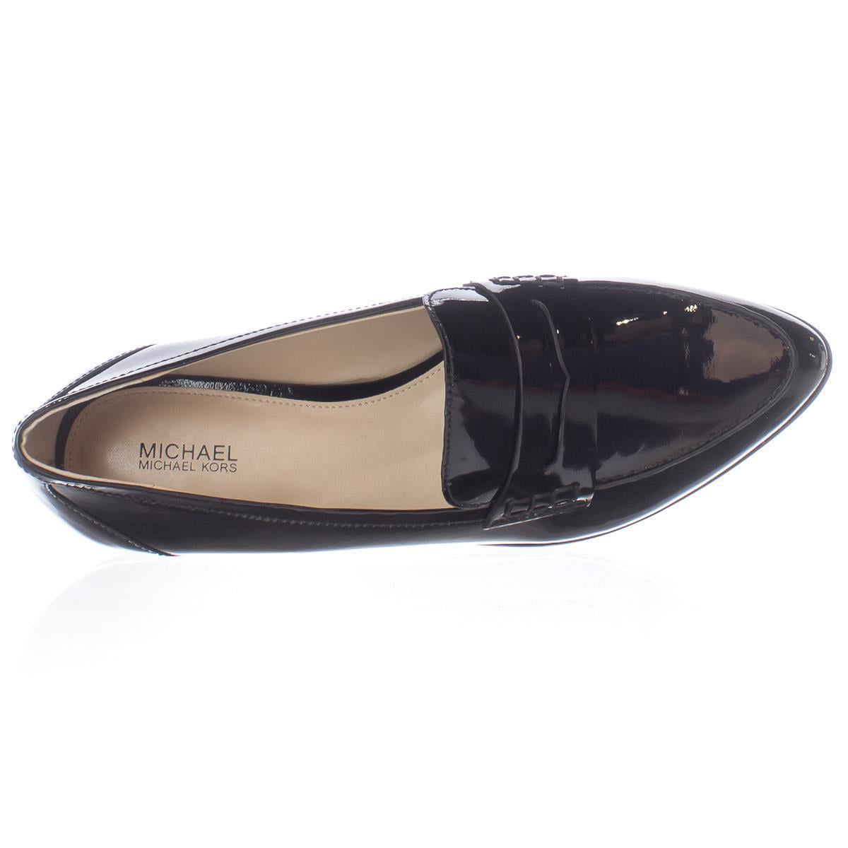 Womens MICHAEL Michael Kors Connor Pointed Toe Loafers Black