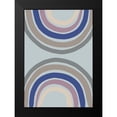 thumbnail image 2 of 1x Studio 14x18 Black Modern Framed Museum Art Print Titled - Double Rainbow Blue, 2 of 5