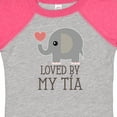 thumbnail image 4 of Inktastic Tia Loves Me Baby Elephant Boys or Girls Baby Bodysuit, 4 of 5