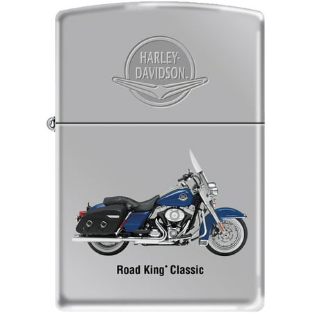 Zippo Harley Davidson HD Road King Classic Motorcycle Polish Chrome Lighter