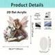 thumbnail image 2 of Figura de Acrílico Plana | Decoración de San Valentín de Una Diosa Elfa Hada | Adorno de Escritorio de Acrílico Transparente y Duradero | Decoración Caprichosa para El Hogar y La Oficina | Regalo par, 2 of 2