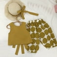 thumbnail image 2 of TAIAOJING Baby Girl Clothes Outfit Toddler Girls Outfits&Set Bow Tie Top Polka Dot Pants Summer Outdoor Casual Fashionable Suit 5-6 Years, 2 of 5
