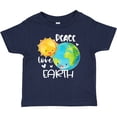 thumbnail image 3 of Inktastic Earth Day Peace Love Earth Boys or Girls Baby T-Shirt, 3 of 5
