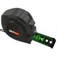 thumbnail image 1 of Fluorescent Steel Tape Measure Portable Telescopic Tape Measurements with Clear Scale, 1 of 5