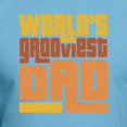 thumbnail image 3 of CafePress - World's Grooviest Dad Fitted T Shirt - Fitted T-Shirt, Vintage Fit Soft Cotton Tee, 3 of 4