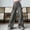 Gray, variant on Women's Cargo Hiking Pants High Waist Elastic Straight Leg Pants Multi-pocket Work Pants Gray Size XS