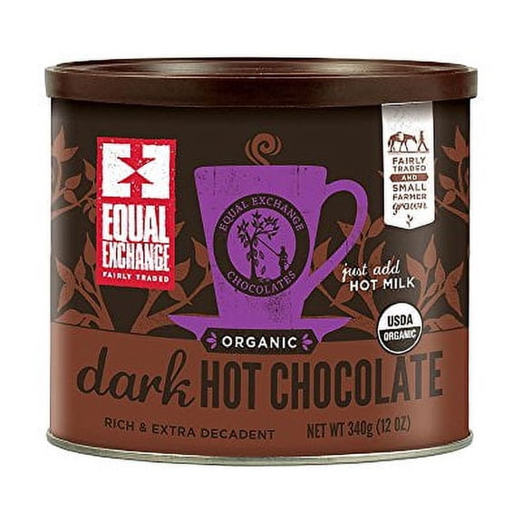 Equal Exchange Organic Dark Hot Chocolate, 12 Ounce