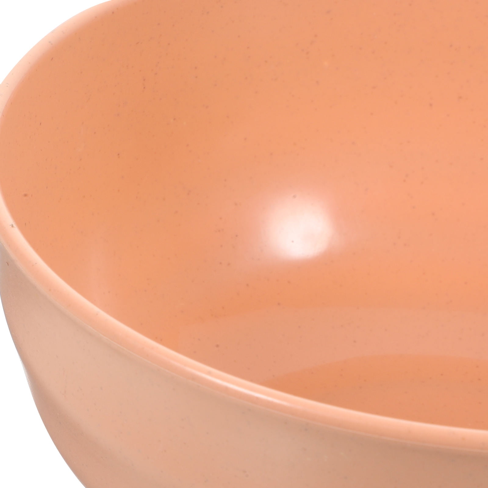 HEMOTON 4Pcs Pink Wheat Straw Rice Bowls for Families Simple Gatherings 7.9x3.9x3.7in